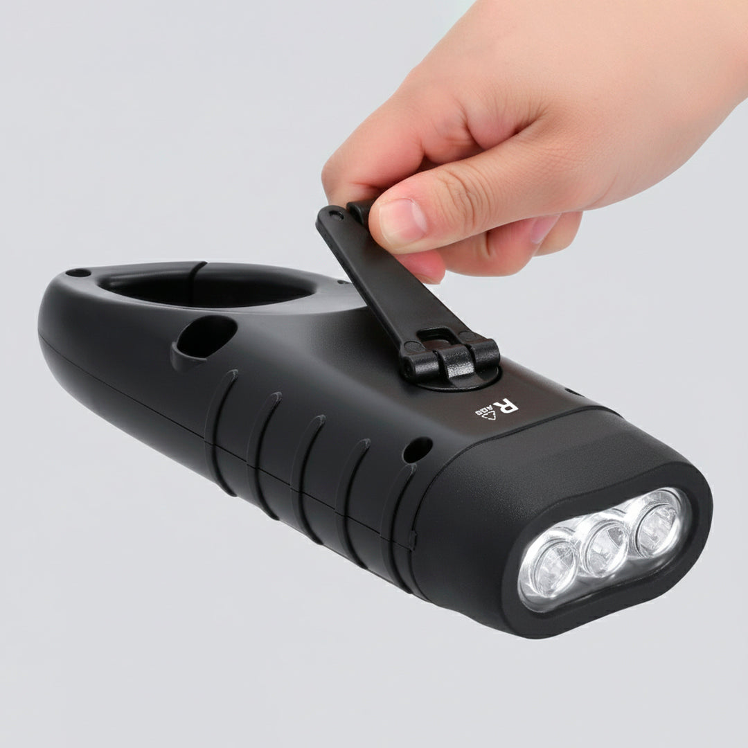 Trakip Solar Dynamo Flashlight – Reliable and Eco-Friendly Lighting Solution