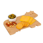 Olisar Bamboo Kitchen Board – Soft Bamboo Cutting Board with Cow Design
