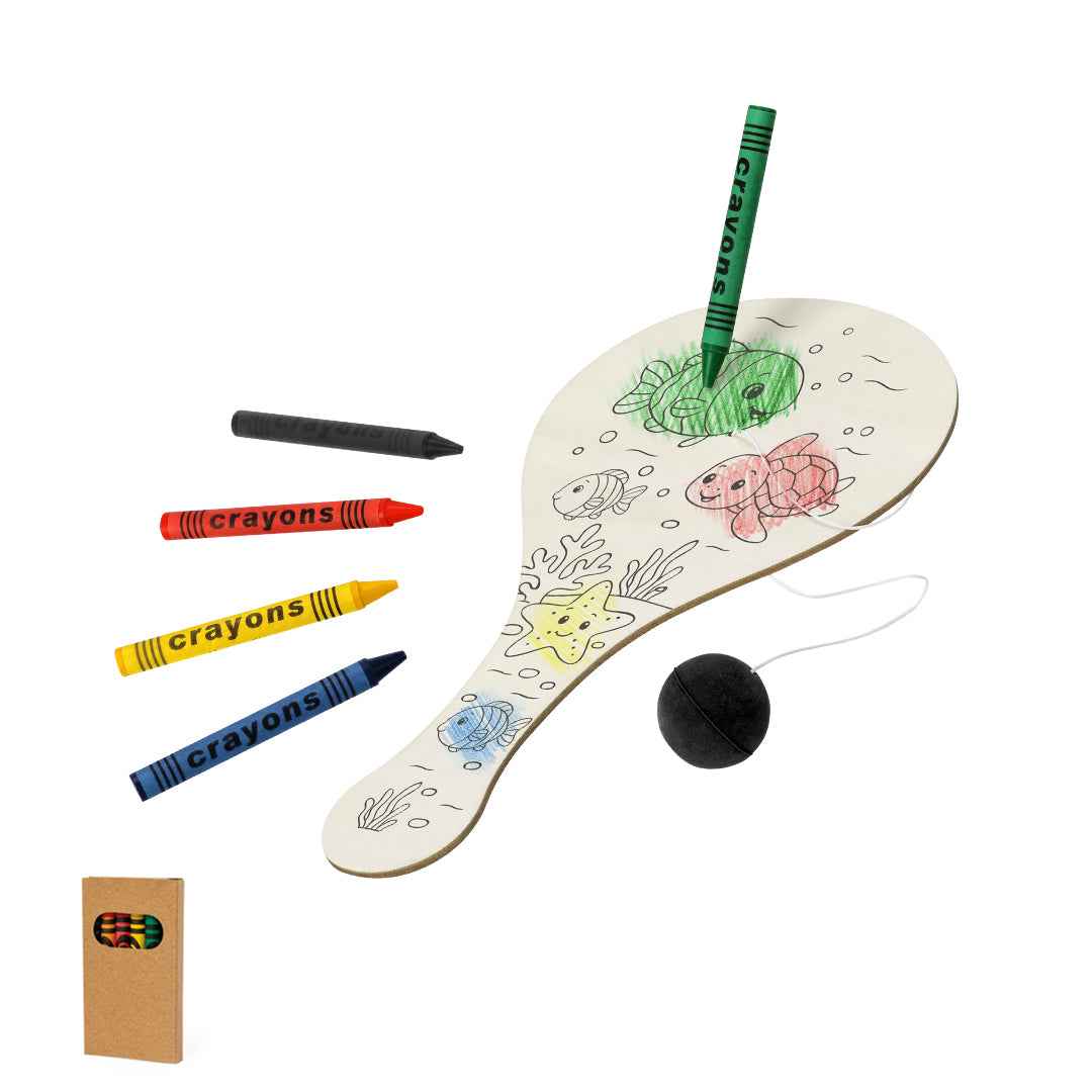 Jarnal Wooden Racket Set for Creative Play and Customisation
