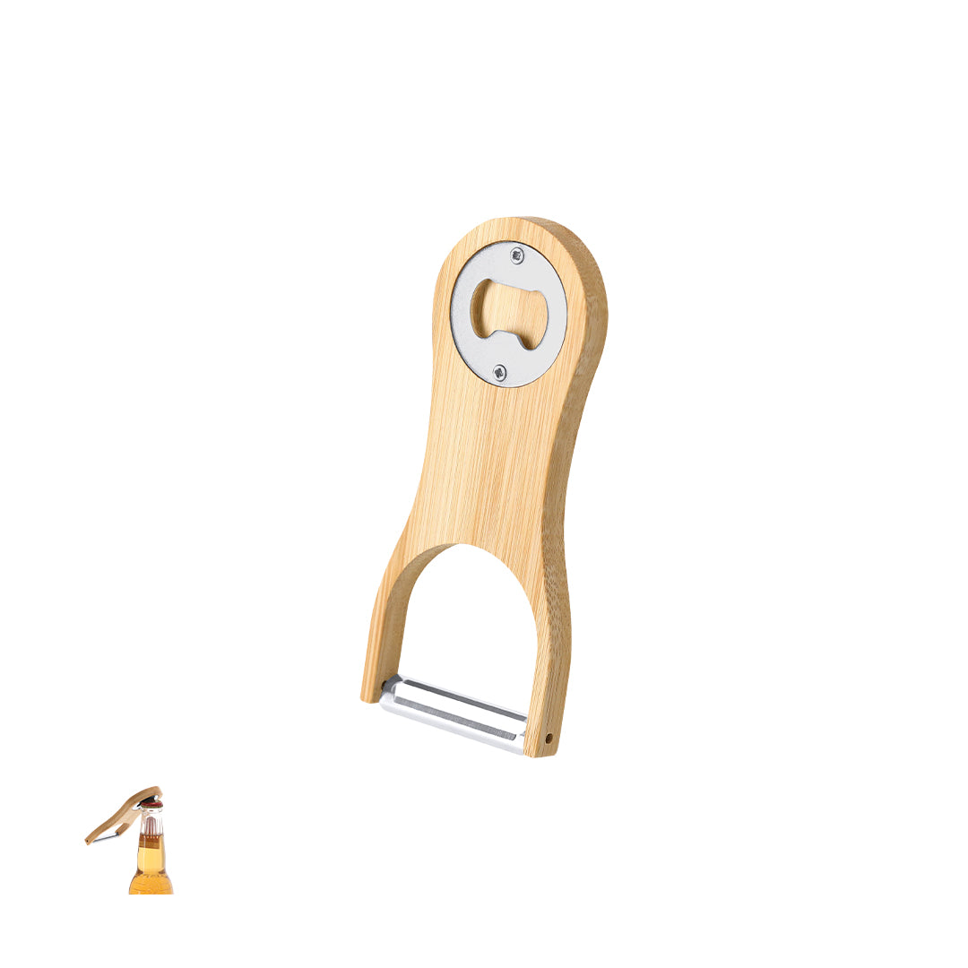 Kuibak Bamboo Peeler Opener – Practical Kitchen Tool for Irish Businesses