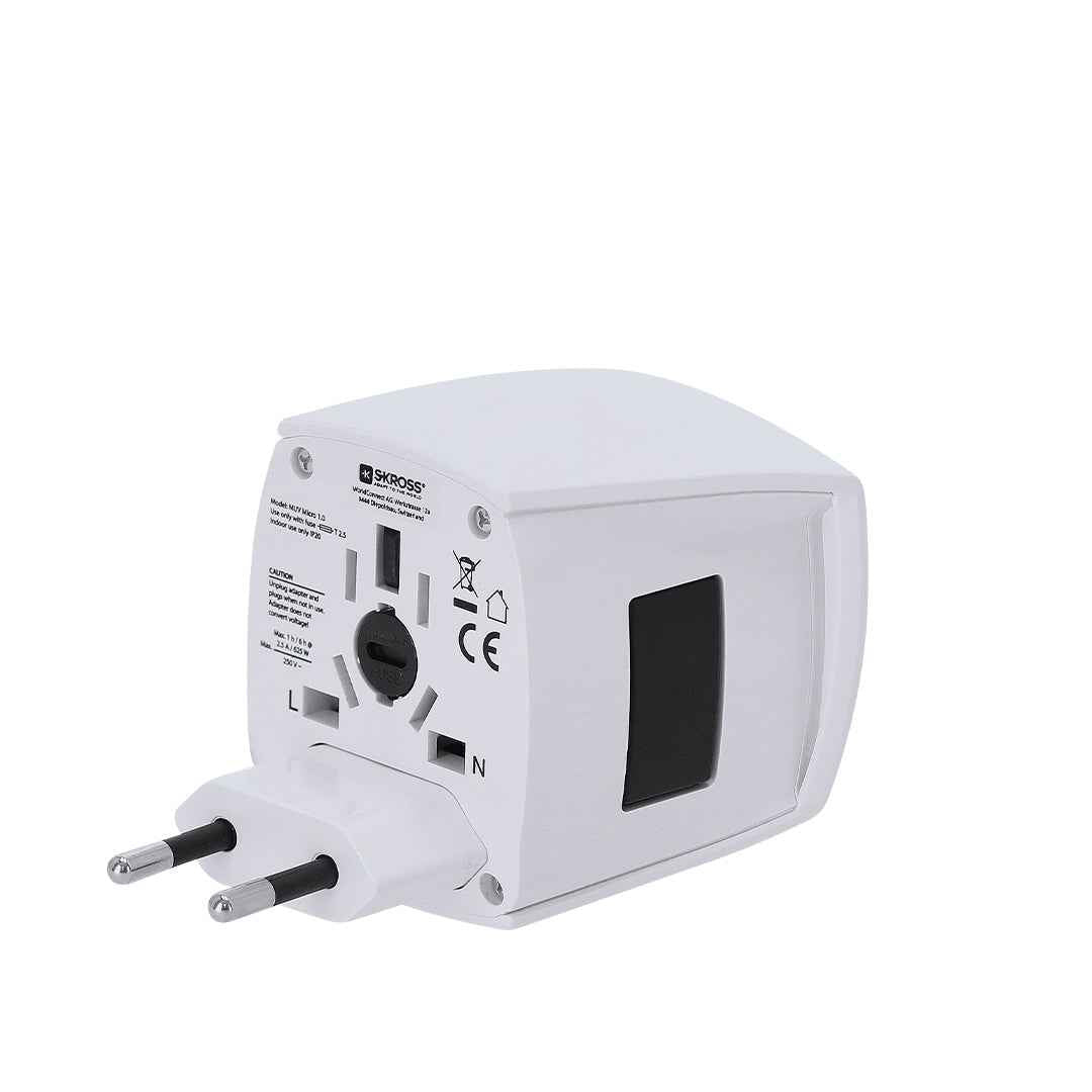 MUV MICRO Universal Travel Adapter – Compact and Multi-Region Compatible