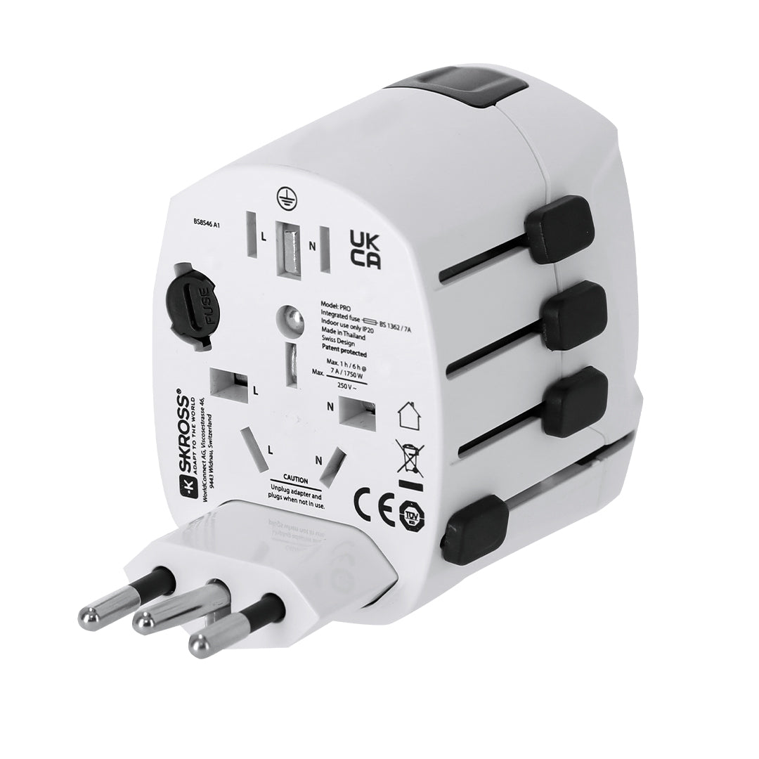 travel adapter PRO 3-POLE - PRO 3-POLE