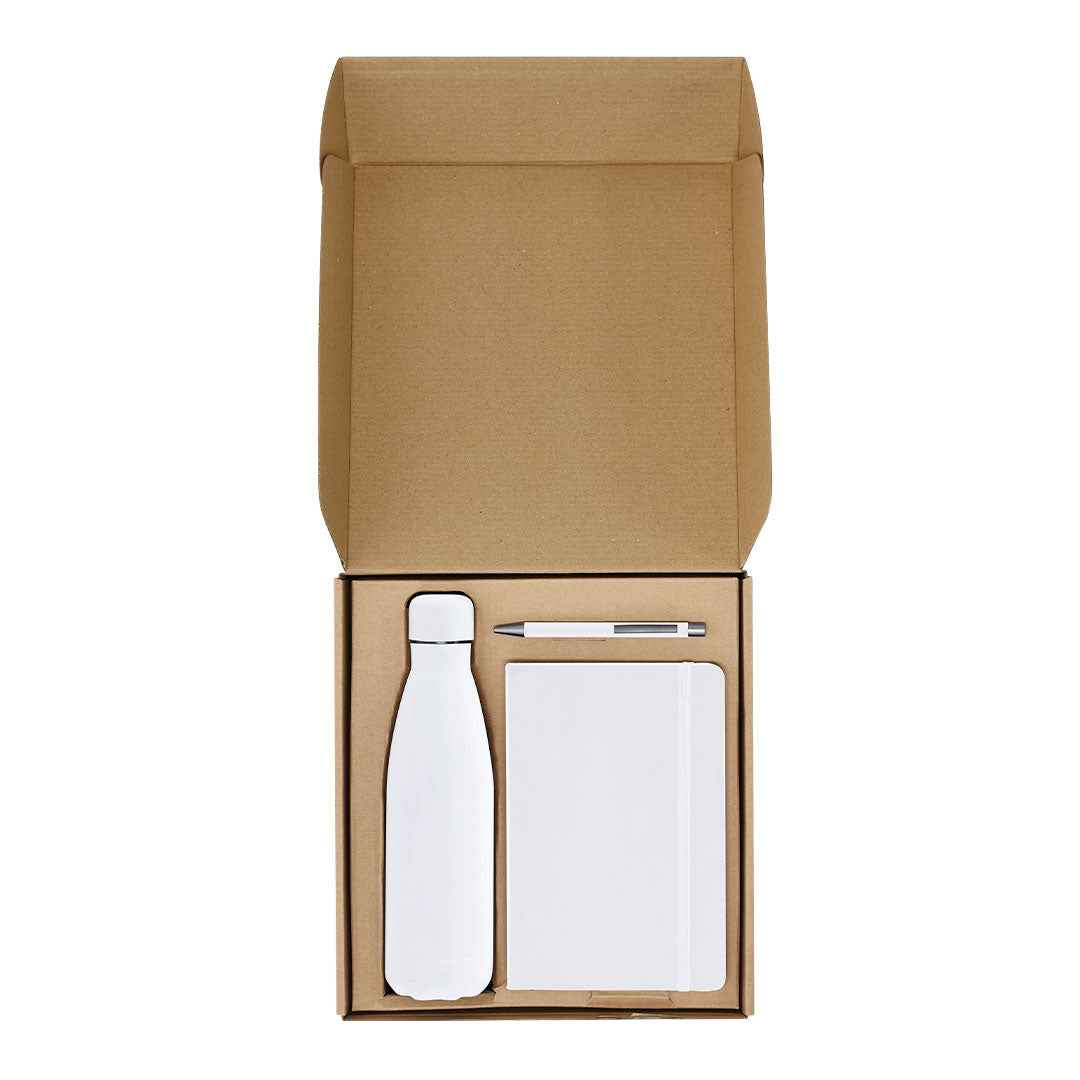 Rymarek Promotional Set – Stylish Notepad, Pen & Thermal Bottle