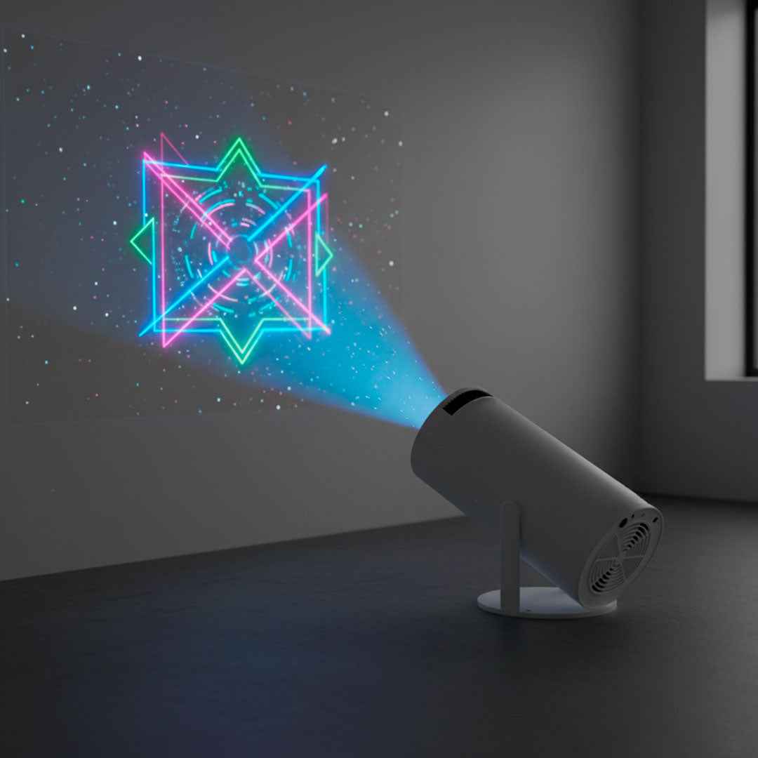 Taloxen Projector – Advanced Bluetooth & WiFi Connectivity