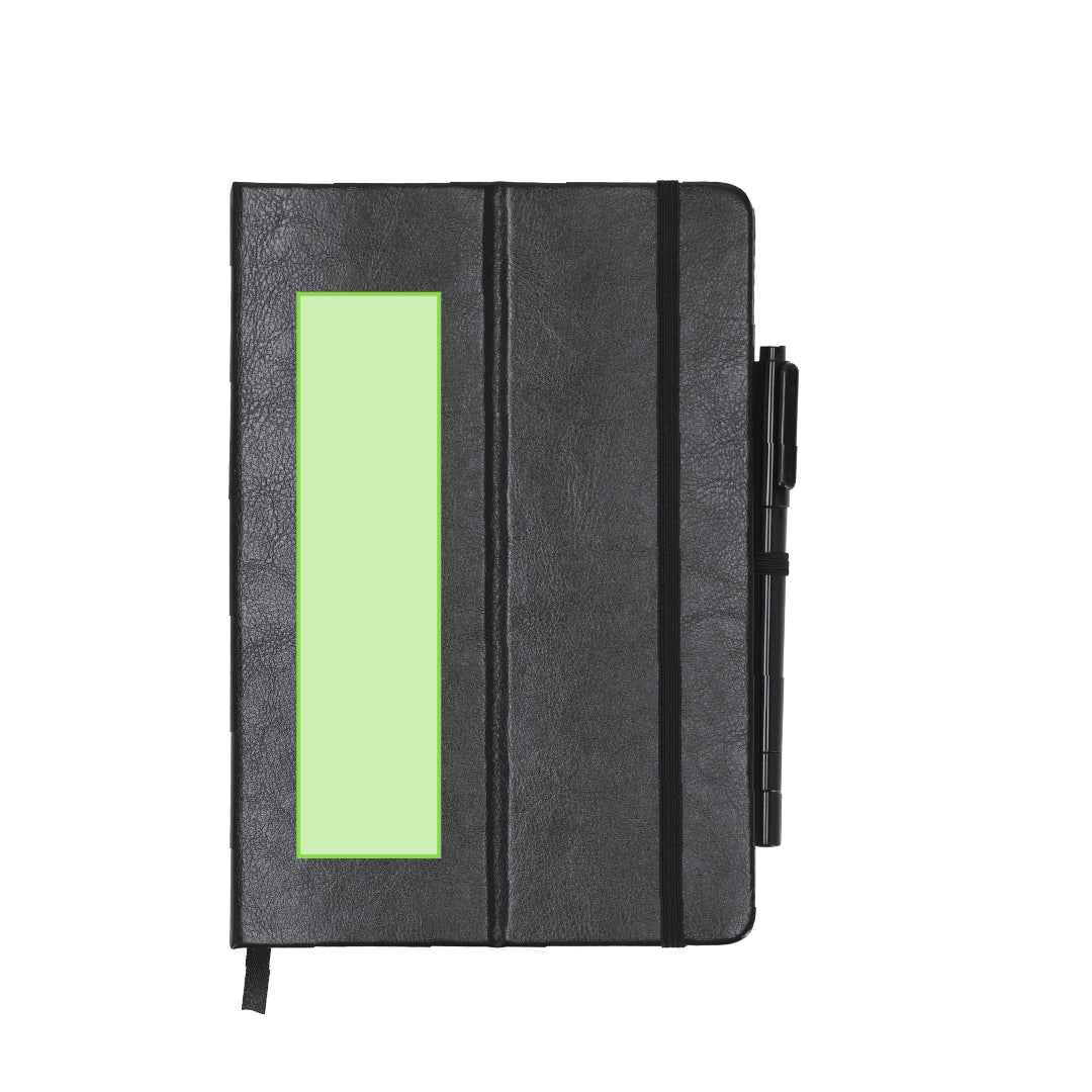 Kudar Blackboard Notepad - Recycled PU Notebook for Bulk Orders