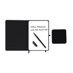 Kudar Blackboard Notepad - Recycled PU Notebook for Bulk Orders