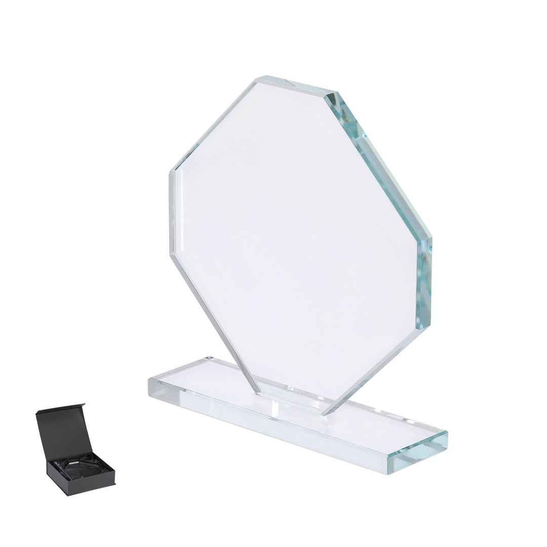 Xinobar Trophy Plate – Elegant Glass Award for Recognition and Gifts