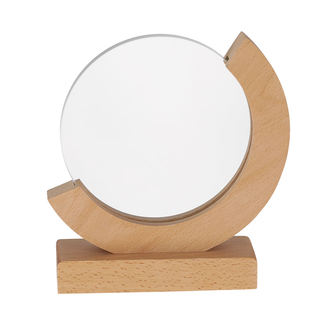 Xiflex Trophy Plate – Elegant Glass Award with Wooden Base
