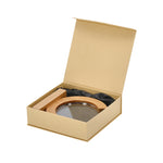 Xiflex Trophy Plate – Elegant Glass Award with Wooden Base