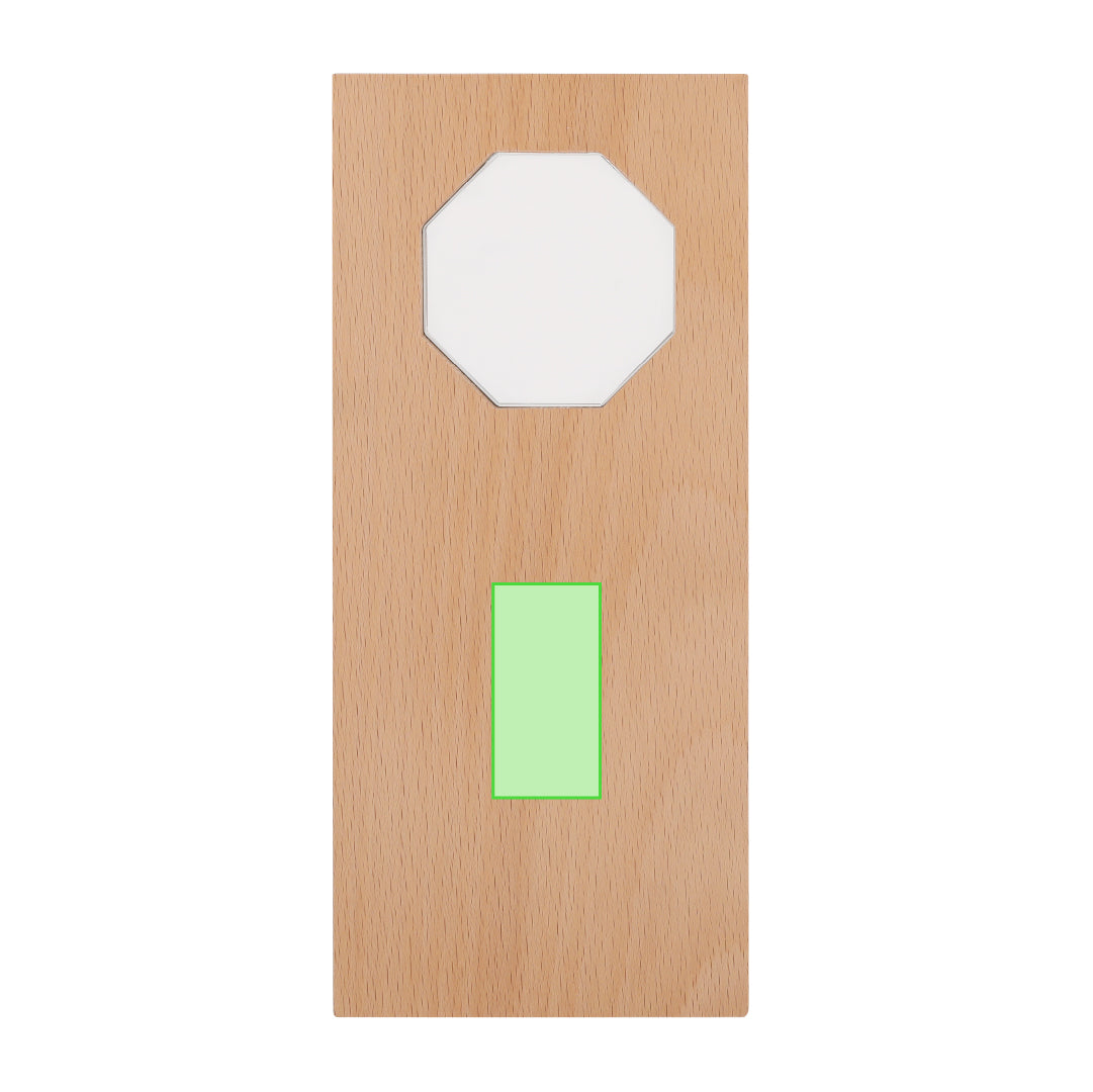 Taorex Trophy Plaque – Elegant Wooden and Glass Award