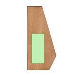 Sindar Trophy Plaque – Elegant Award with Wooden Base and Recycled Aluminium Plate