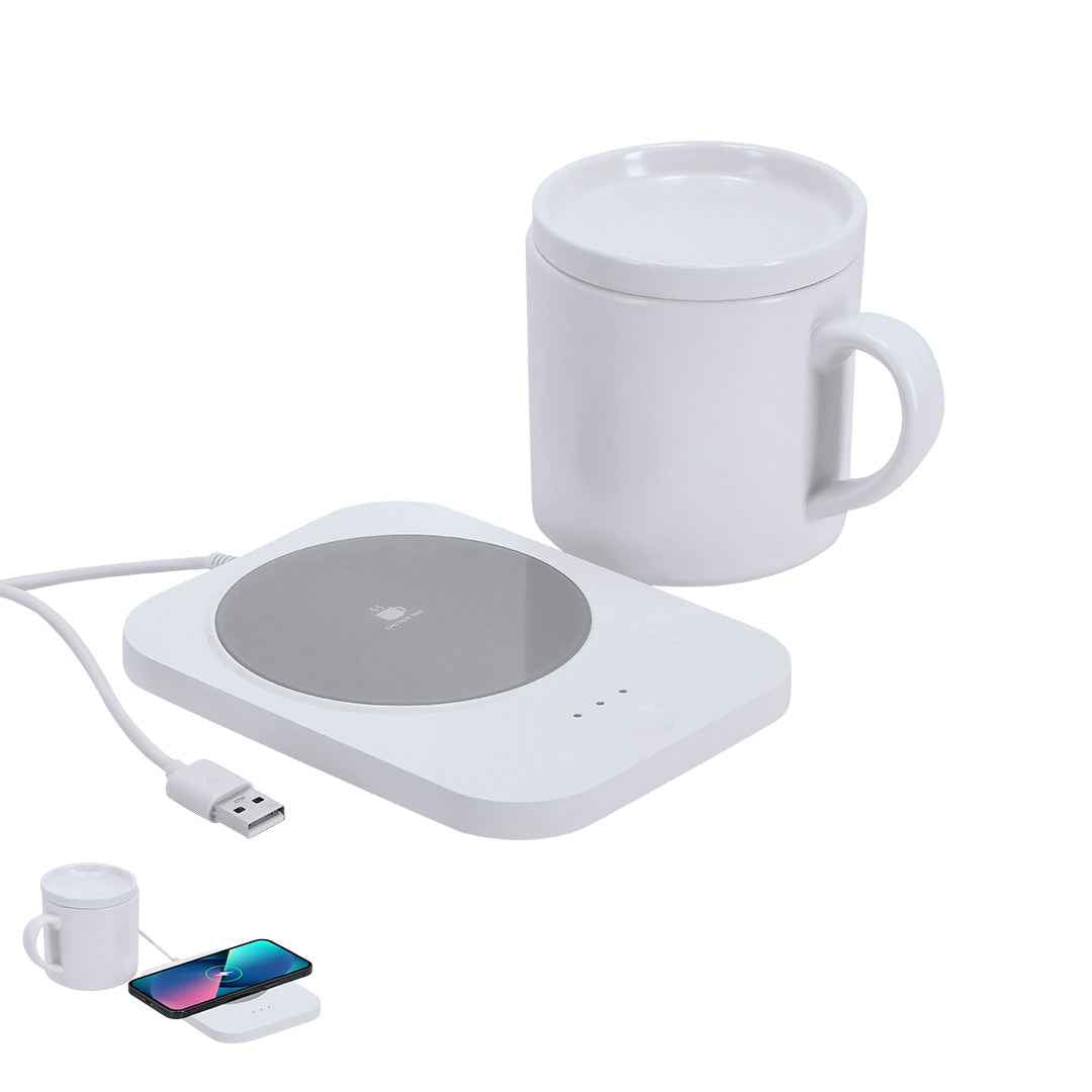 Wasoox Wireless Cup Warmer – Keep Drinks Perfectly Warm with Fast Charging