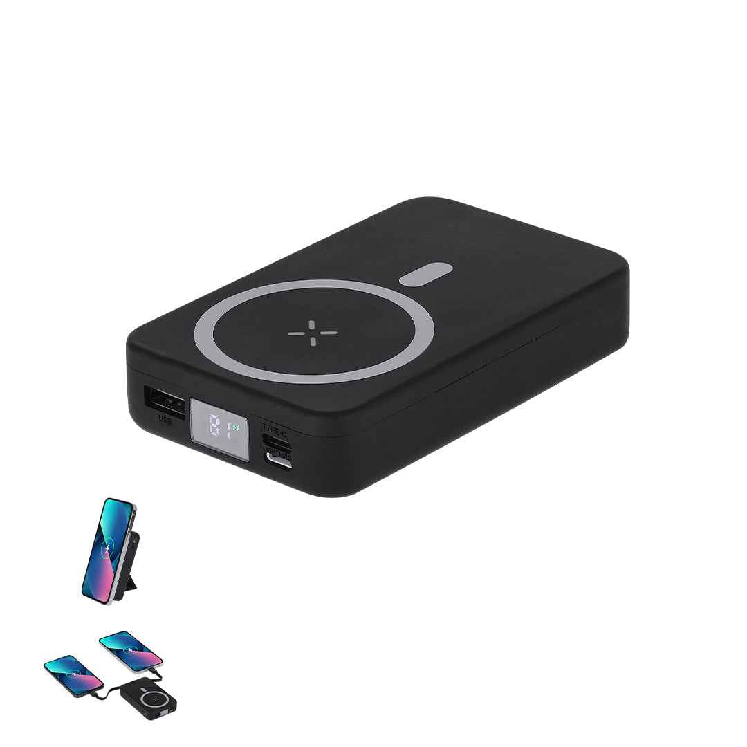 Granzax External Auxiliary Battery – 10,000 mAh Recycled ABS Power Bank