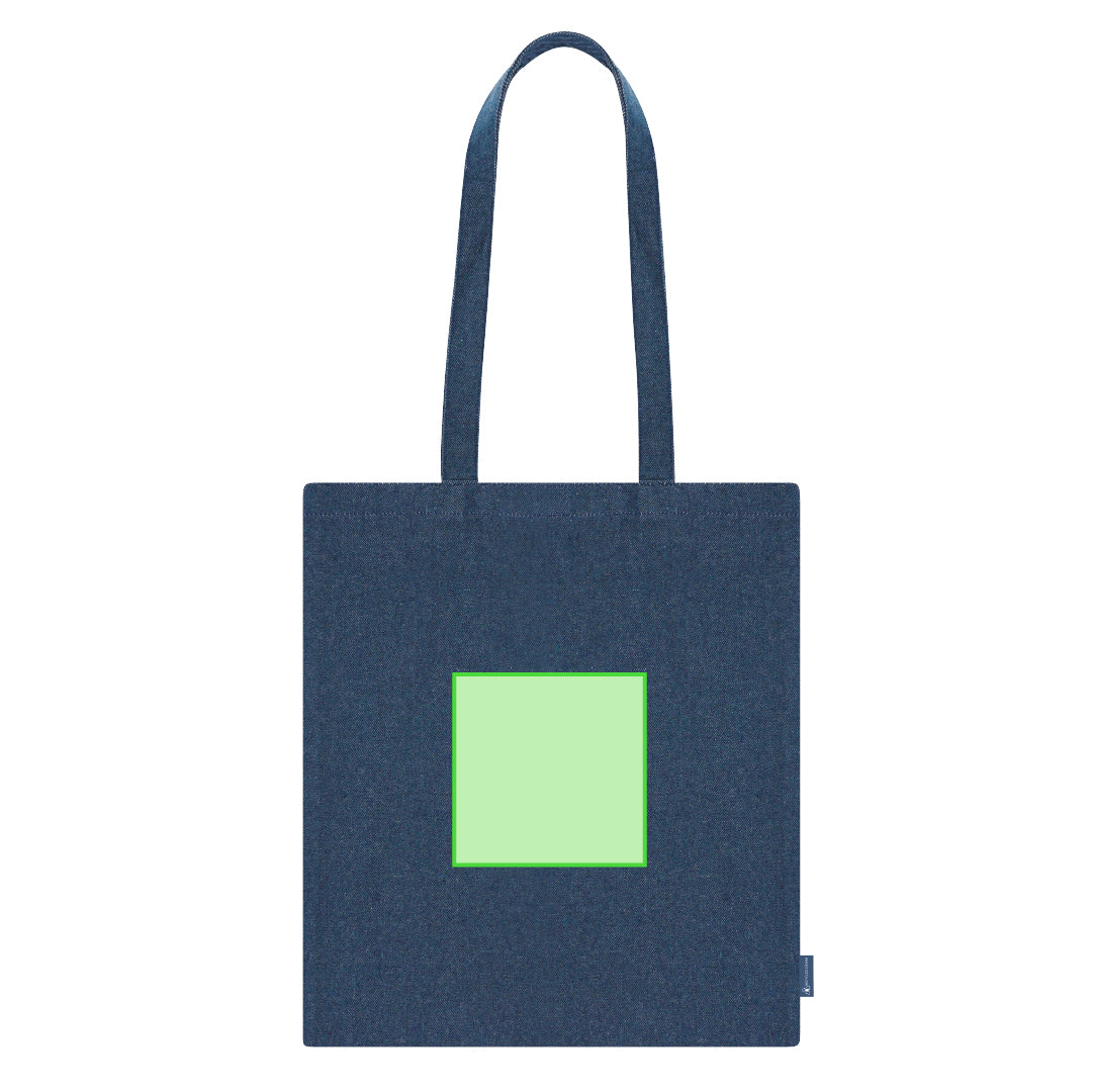 Spinel Recycled Denim Bag – Durable Eco-Friendly Tote for Businesses