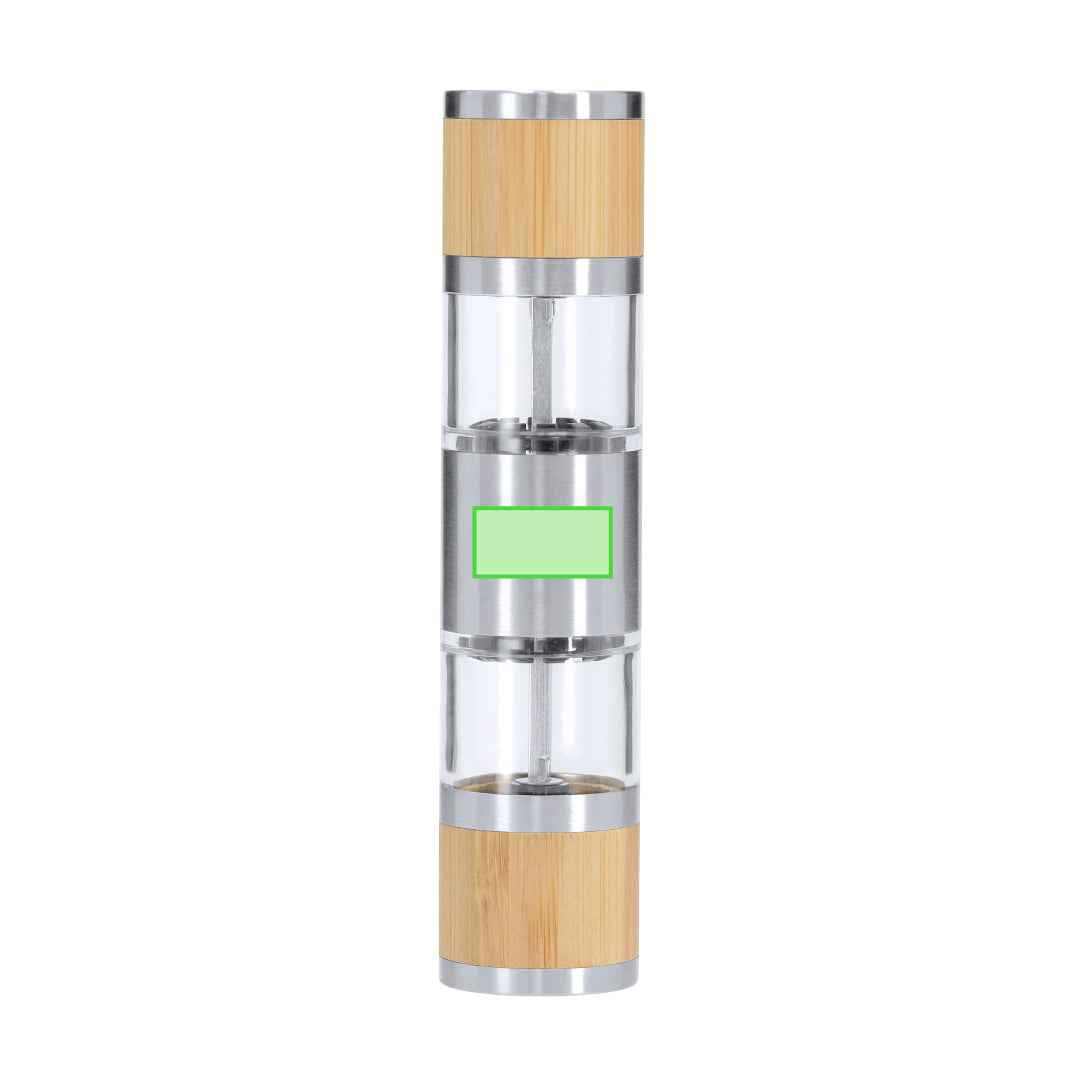 Tiamat Manual Salt and Pepper Grinder – Quality Bamboo & Stainless Steel