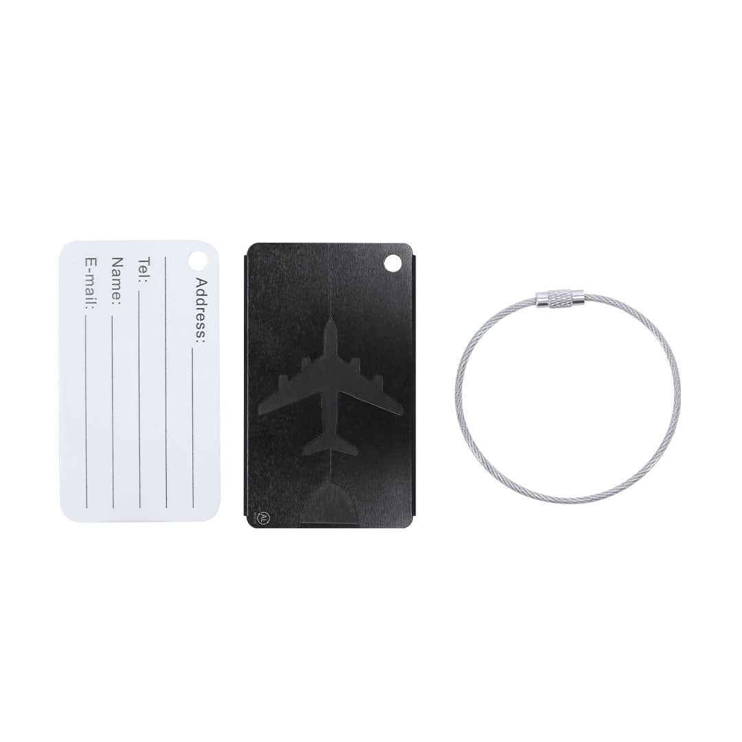 Hekla Suitcase Identifier – Durable Recycled Aluminium Luggage Tag