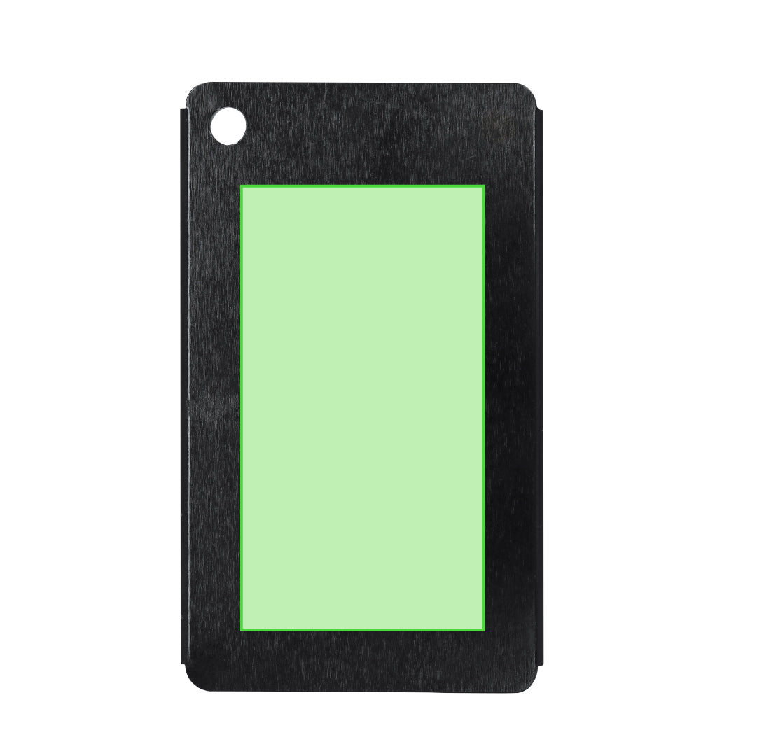 Hekla Suitcase Identifier – Durable Recycled Aluminium Luggage Tag
