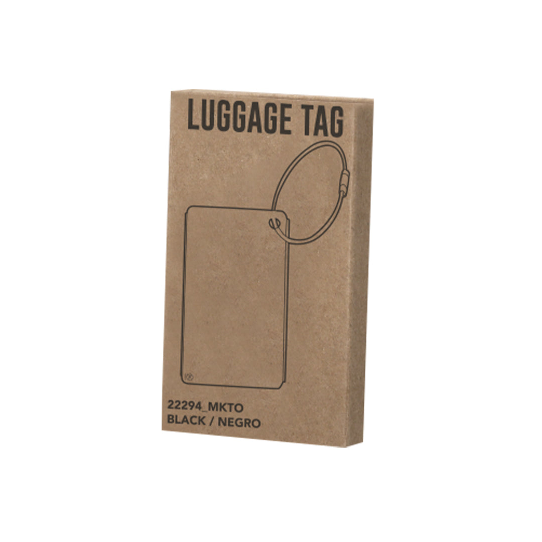 Hekla Suitcase Identifier – Durable Recycled Aluminium Luggage Tag