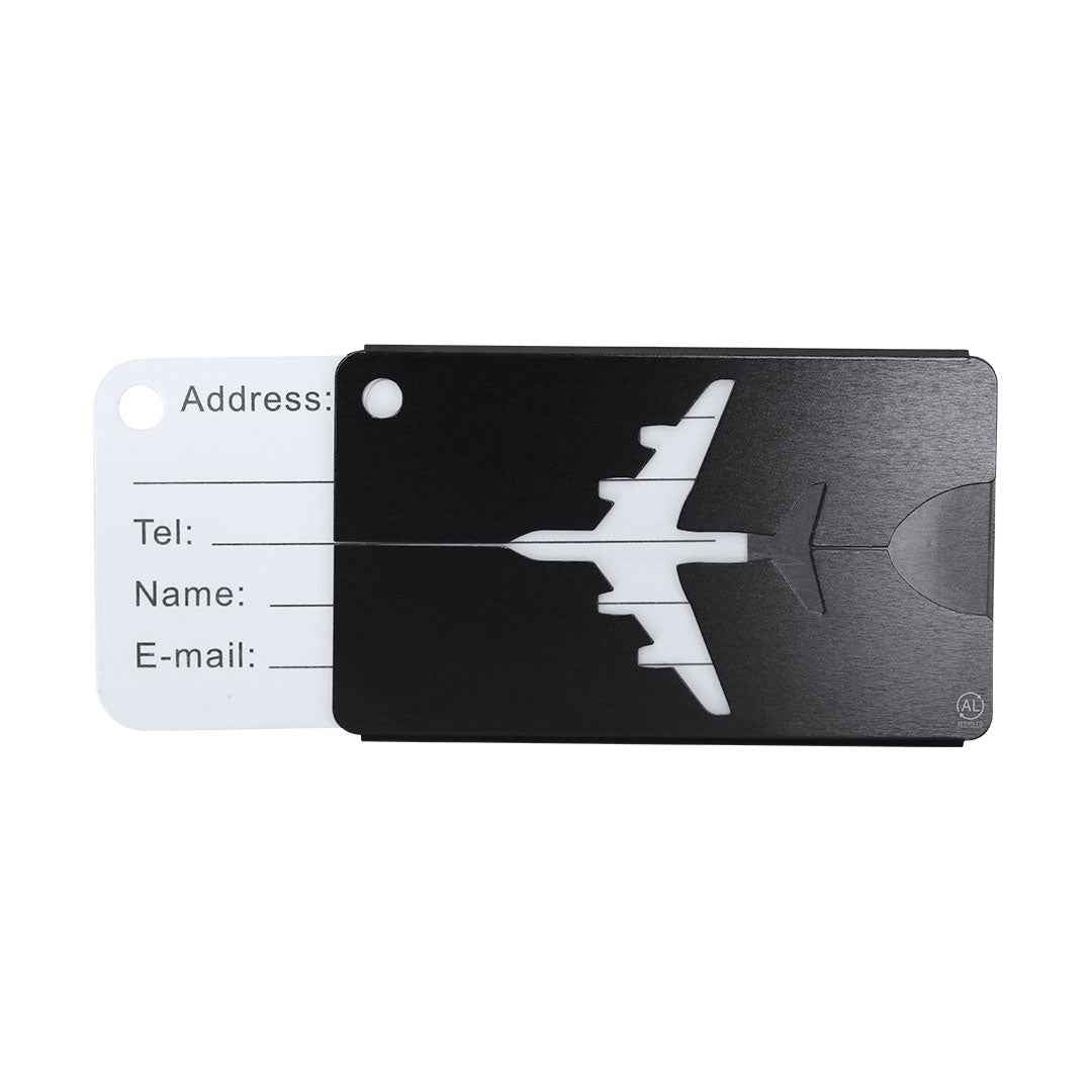 Hekla Suitcase Identifier – Durable Recycled Aluminium Luggage Tag