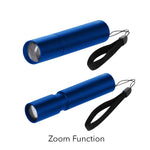 Tortol Flashlight – Durable Recycled Aluminium Torch with Zoom Function