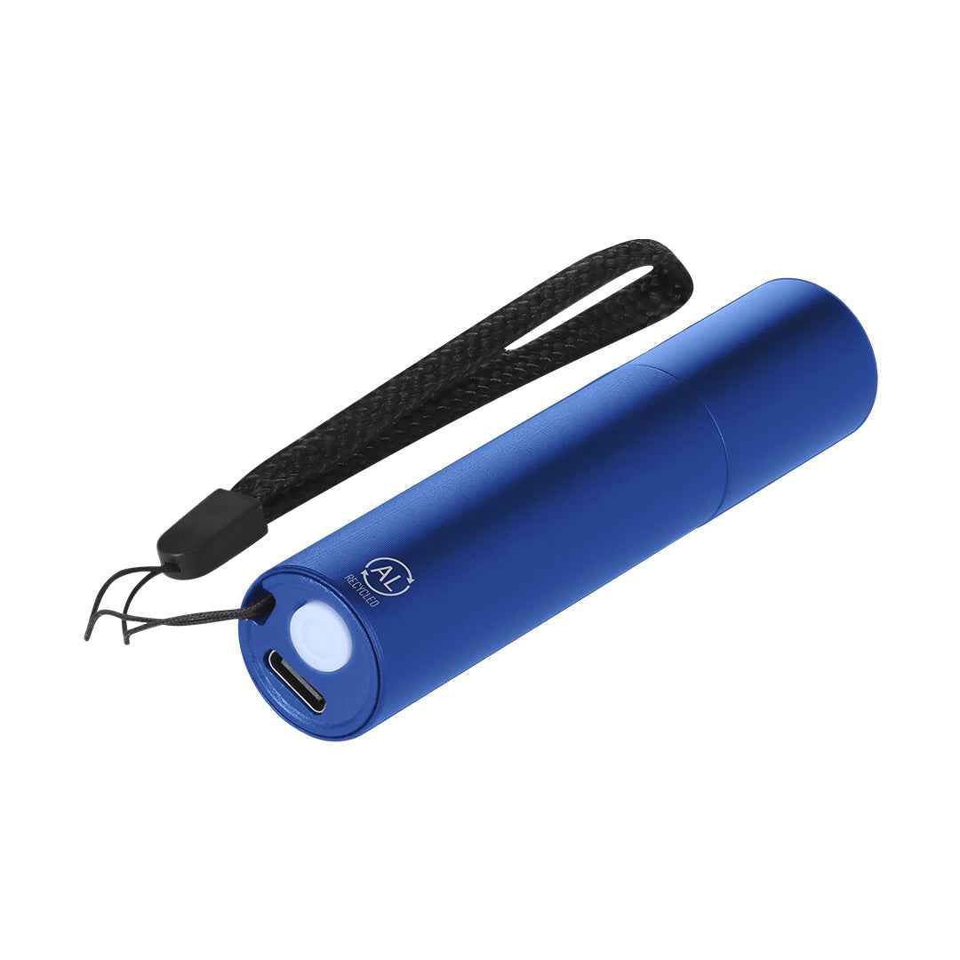 Tortol Flashlight – Durable Recycled Aluminium Torch with Zoom Function