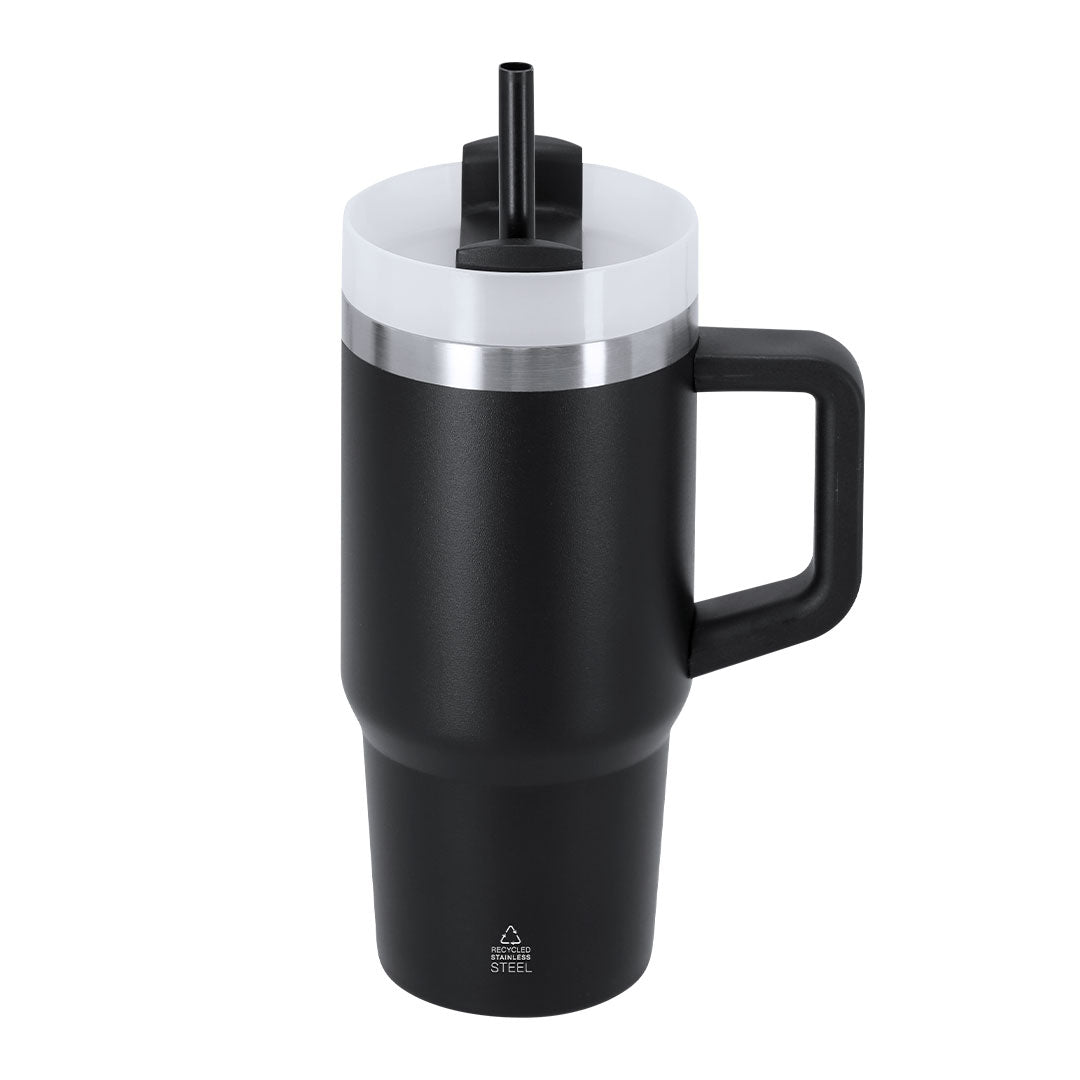 Gobby Recycled Stainless Steel Thermal Mug – Sustainable and Practical Drinkware