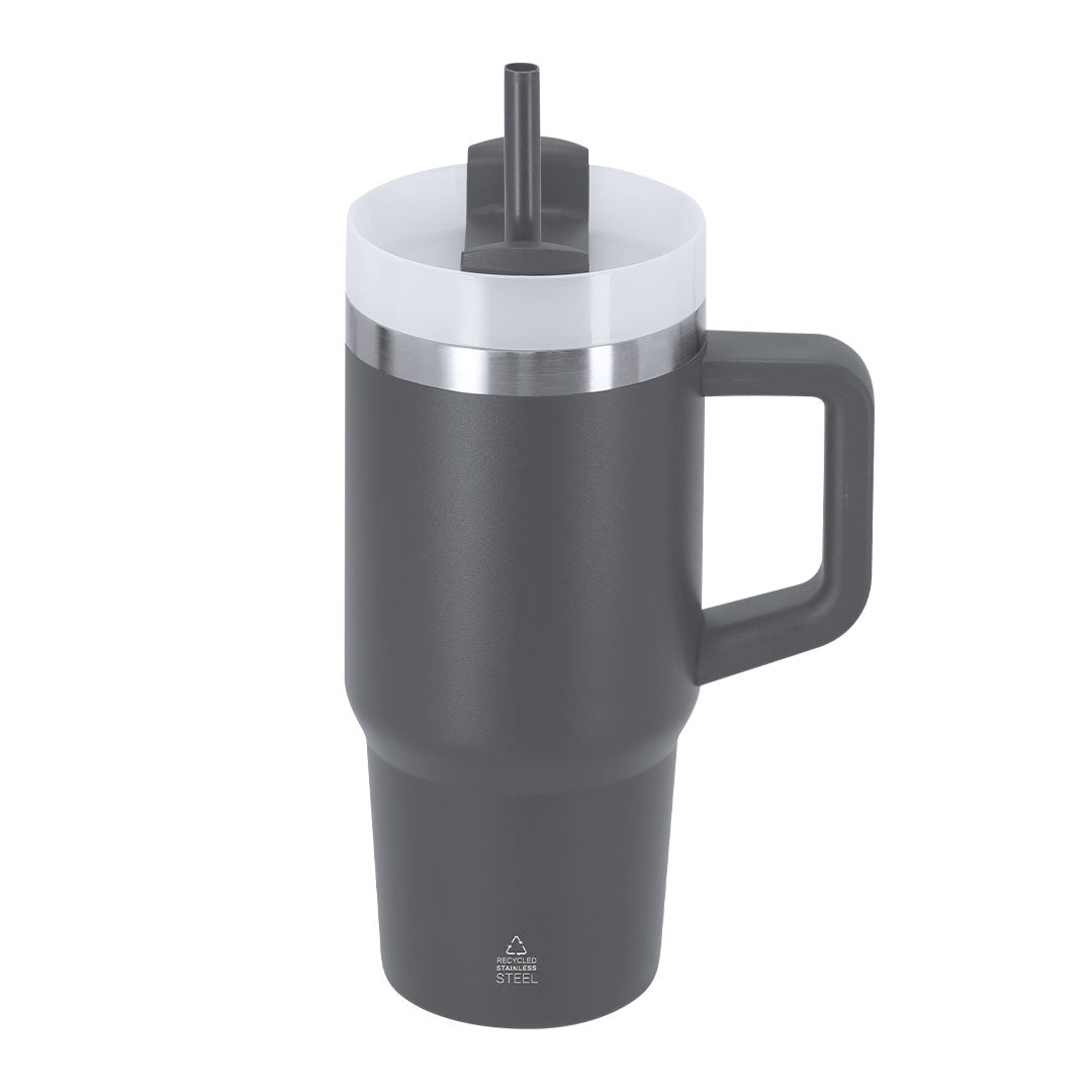 Gobby Recycled Stainless Steel Thermal Mug – Sustainable and Practical Drinkware