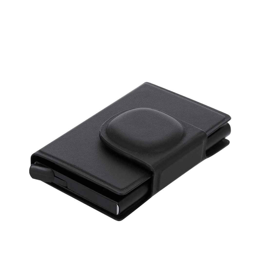 Selkik PU Card Holder with Locator – Secure and Track Your Cards