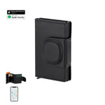 Selkik PU Card Holder with Locator – Secure and Track Your Cards