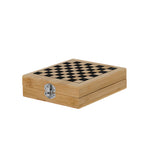 Londox Game Set – Elegant Bamboo Finish with Chess, Dice & Poker Cards