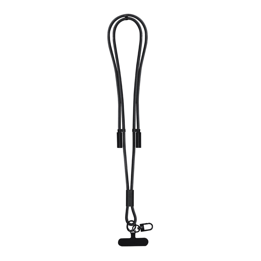Elnora Lanyard Mobile Holder with Charger Cable – Practical Promotional Accessory