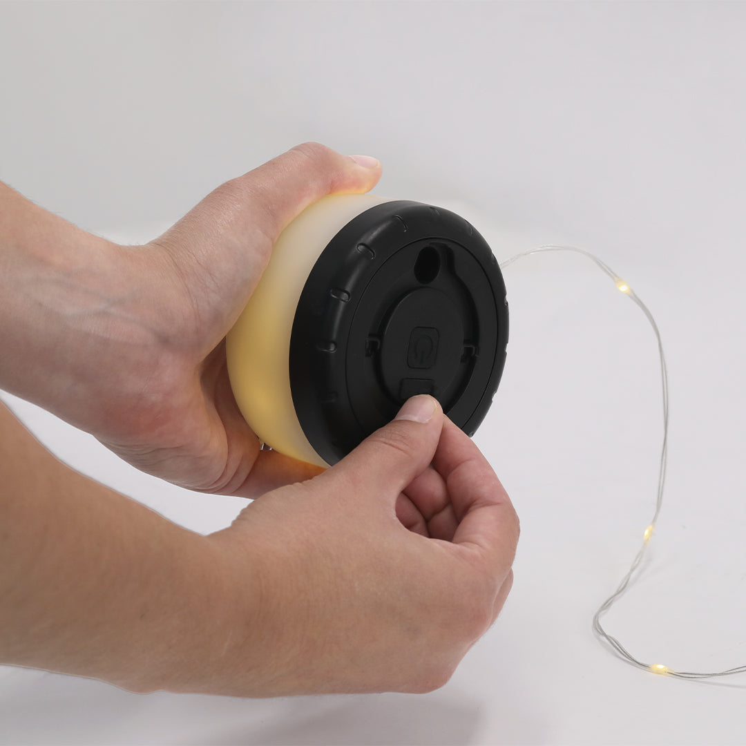 Lukkas Extendable LED Lights - Rechargeable 8m Garland with Multiple Lighting Modes