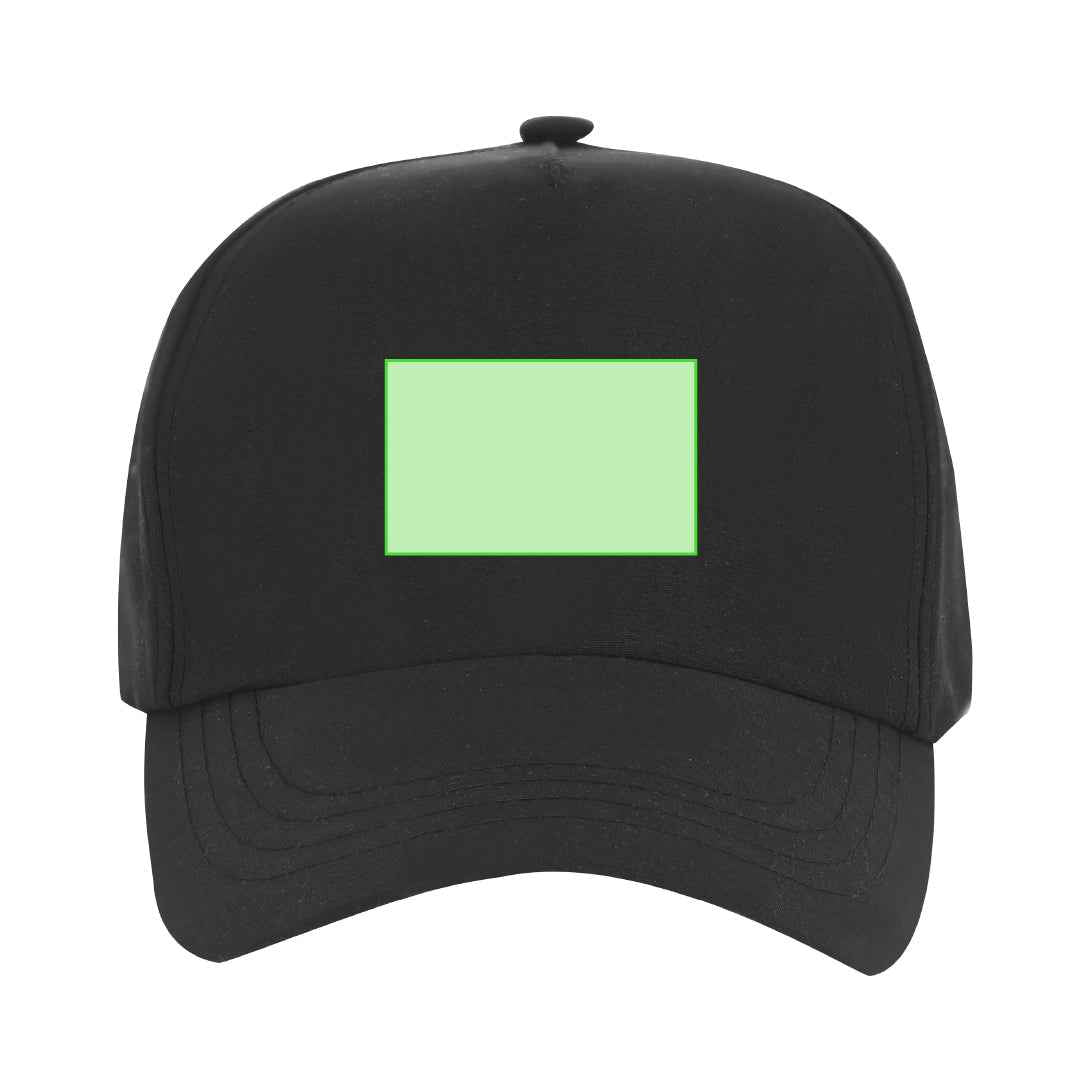 Ithaca Microfiber Cap – Breathable 5-Panel Cap with Adjustable Velcro