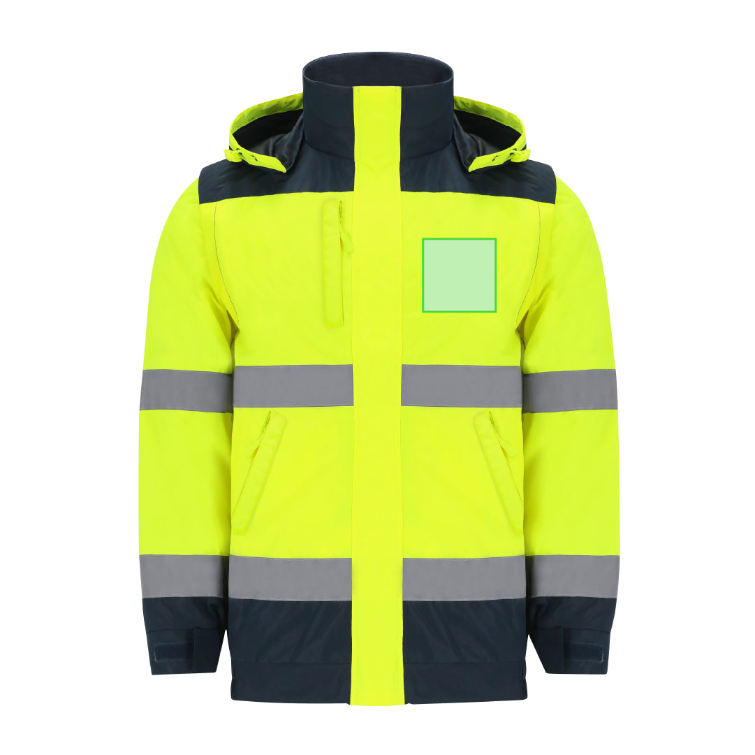 Rauric High Visibility Padded Jacket – Waterproof and Reflective Safety Wear