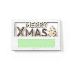 Lambet Wooden Christmas Magnet – Natural Wood Festive Decoration