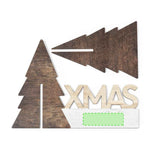 Gemind Wooden Christmas Ornaments – Natural Wood Festive Decorations