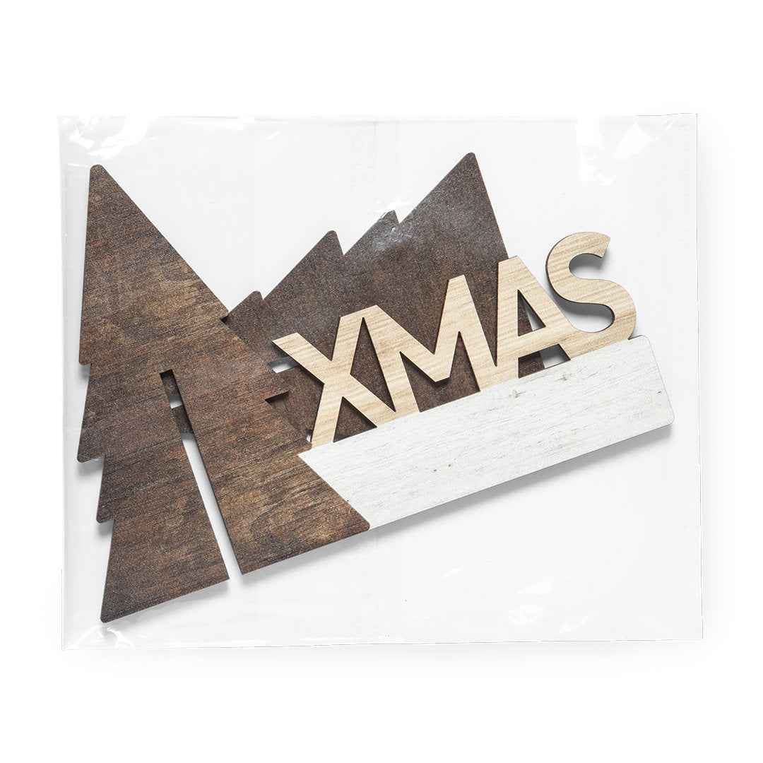 Gemind Wooden Christmas Ornaments – Natural Wood Festive Decorations