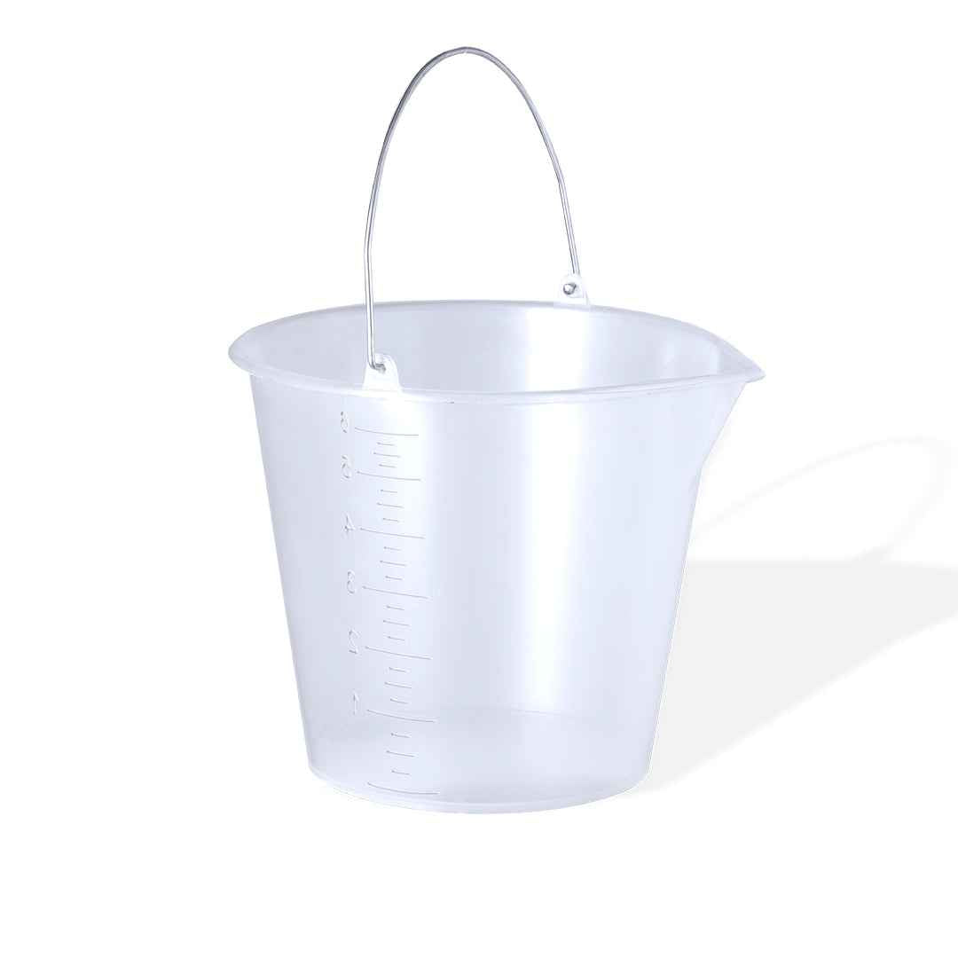 Manson 6L Bucket – Durable Transparent PP Bucket with Metal Handle