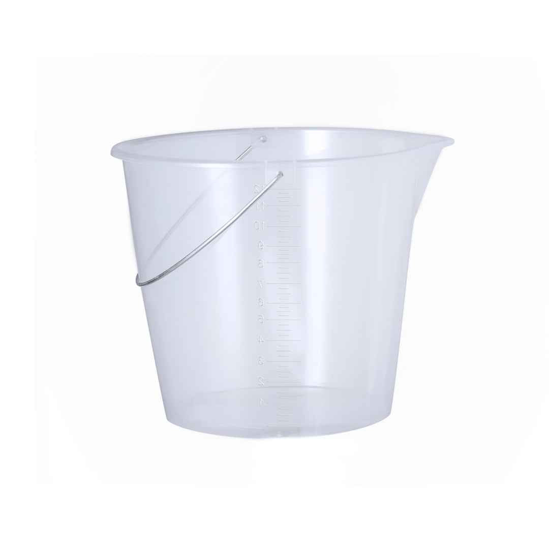 Lunux Bucket – Durable 11L Transparent PP Bucket with Metal Handle