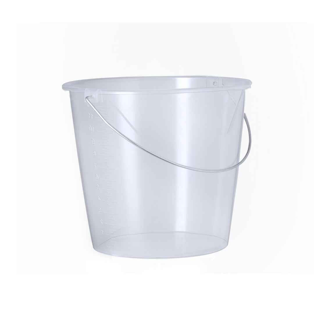 Lunux Bucket – Durable 11L Transparent PP Bucket with Metal Handle
