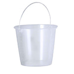 Lunux Bucket – Durable 11L Transparent PP Bucket with Metal Handle