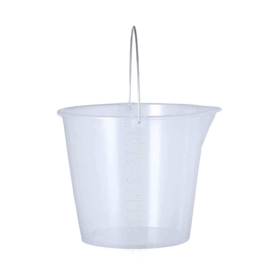 Lunux Bucket – Durable 11L Transparent PP Bucket with Metal Handle