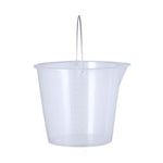 Lunux Bucket – Durable 11L Transparent PP Bucket with Metal Handle