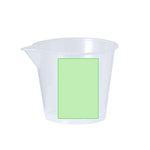 Roswal Measuring Cup - Durable 70ml Transparent PP Measuring Cup for Bulk Orders