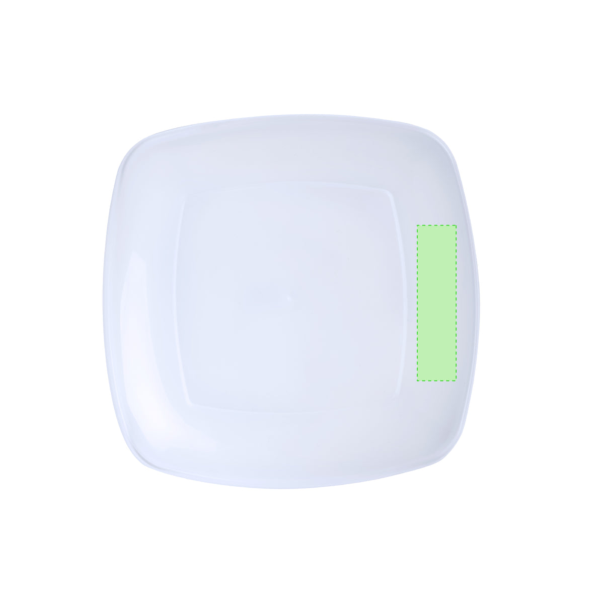 Hisnak Flat Dish - Durable and Reusable PP Square Dish for Bulk Orders