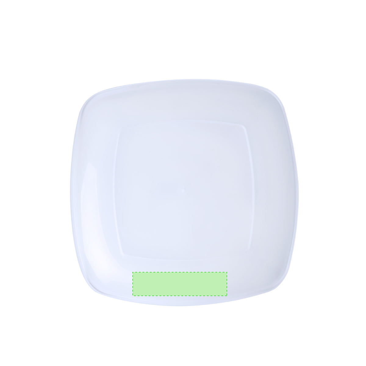 Hisnak Flat Dish - Durable and Reusable PP Square Dish for Bulk Orders
