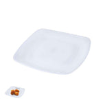 Hisnak Flat Dish - Durable and Reusable PP Square Dish for Bulk Orders