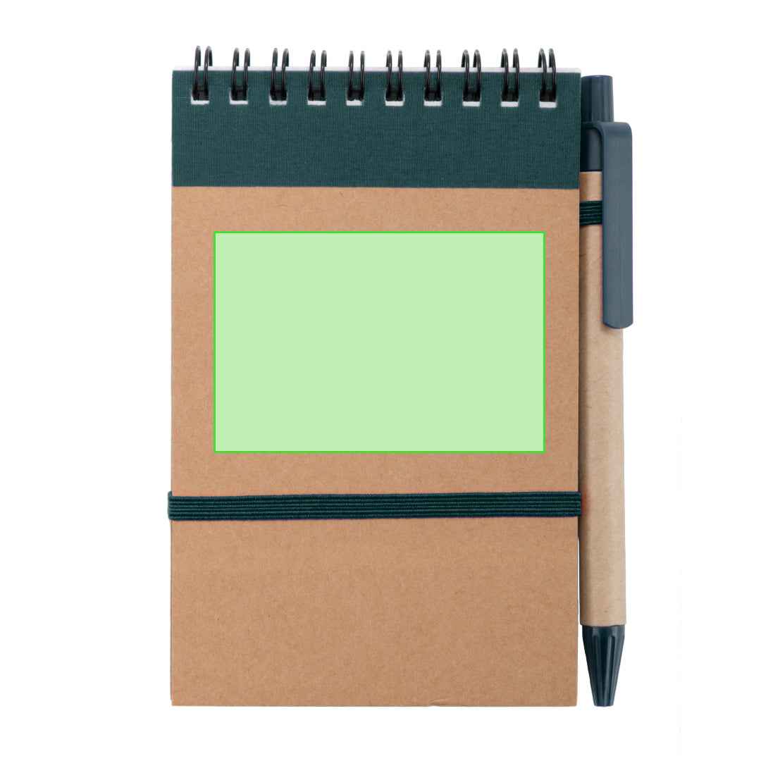 Ecocard Recycled Notebook - Sustainable Ring Notebook for Bulk Orders