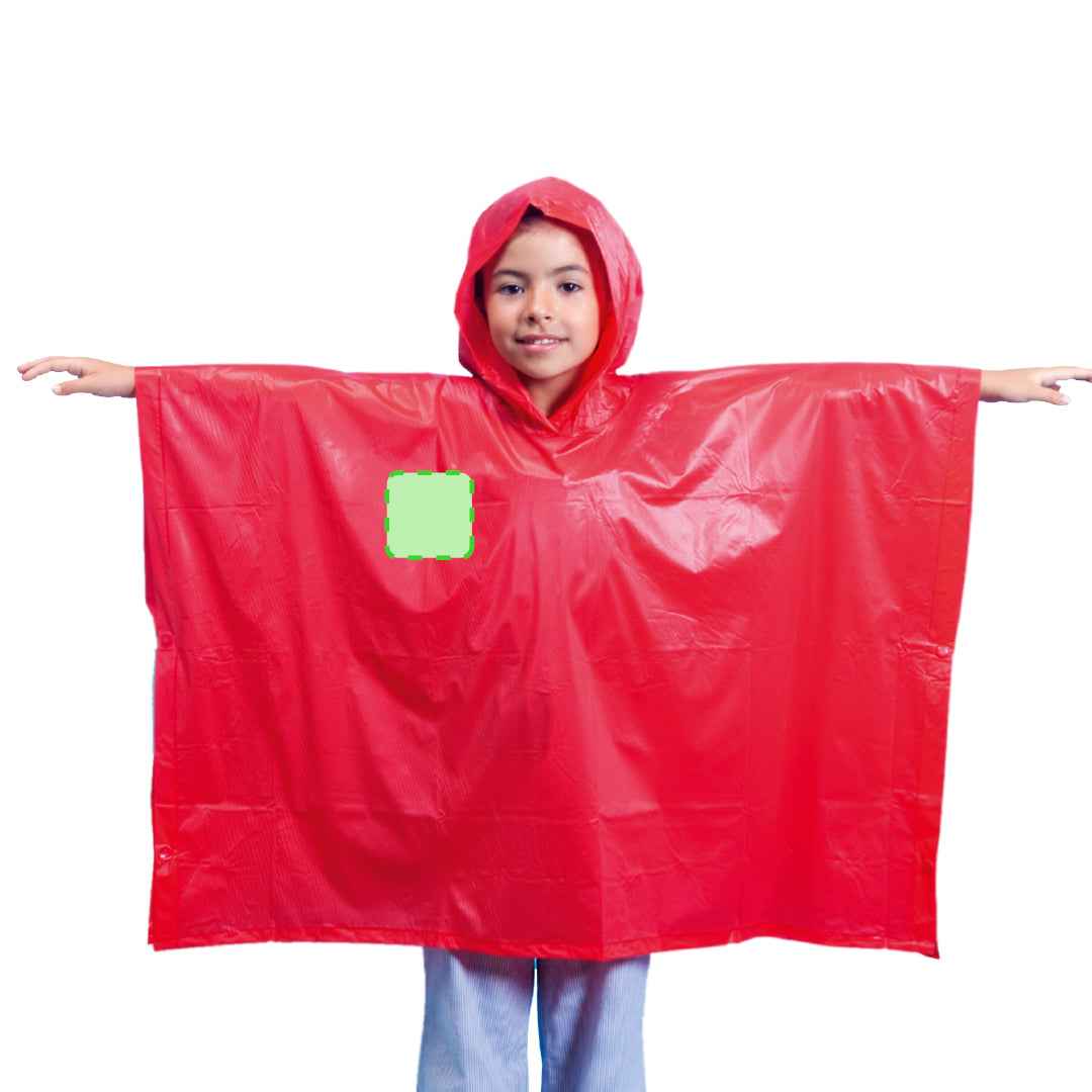 Teo PVC Poncho – Durable and Vibrant Rainwear for Bulk Orders