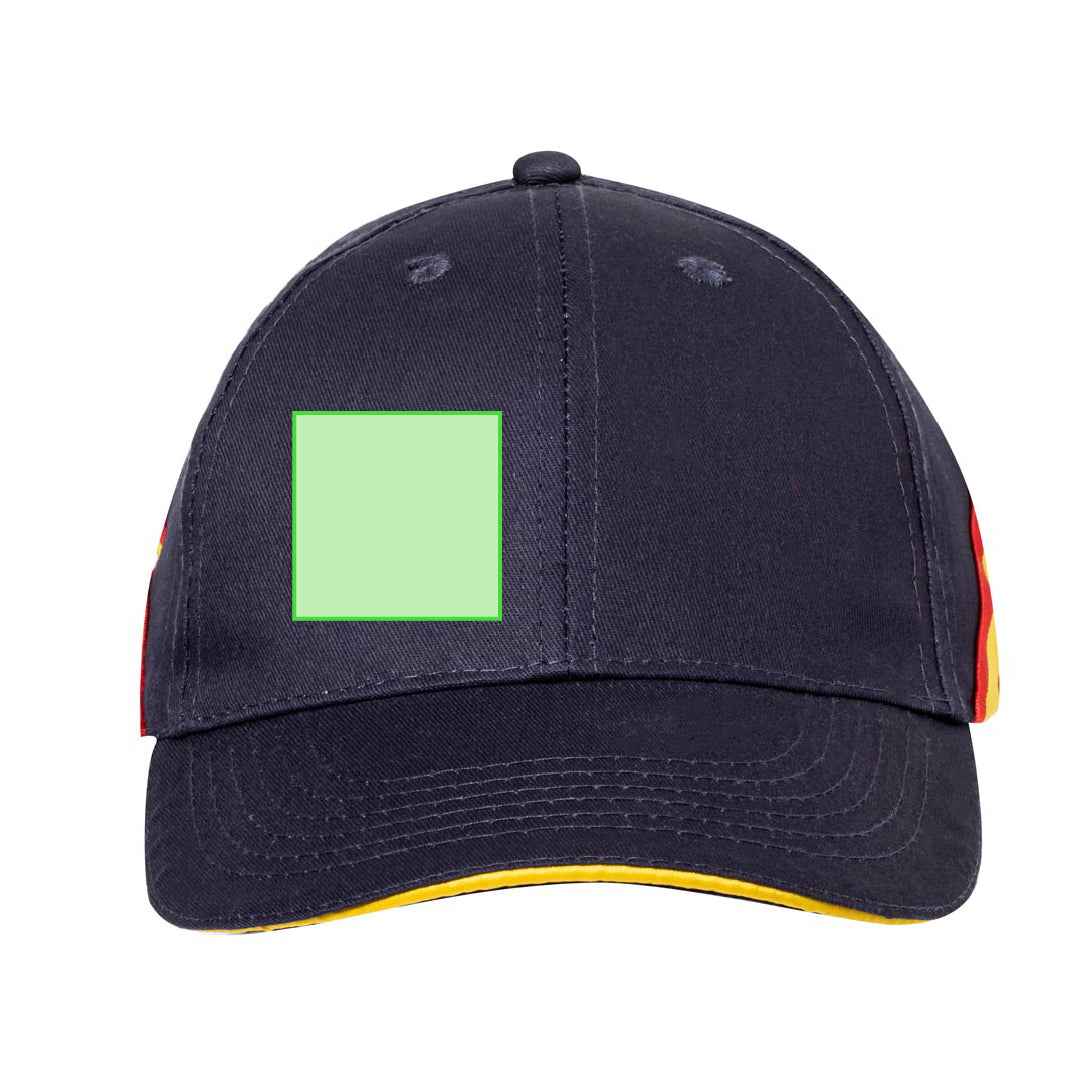 Iberia Cap – National Flag Brushed Cotton Cap for Bulk Orders